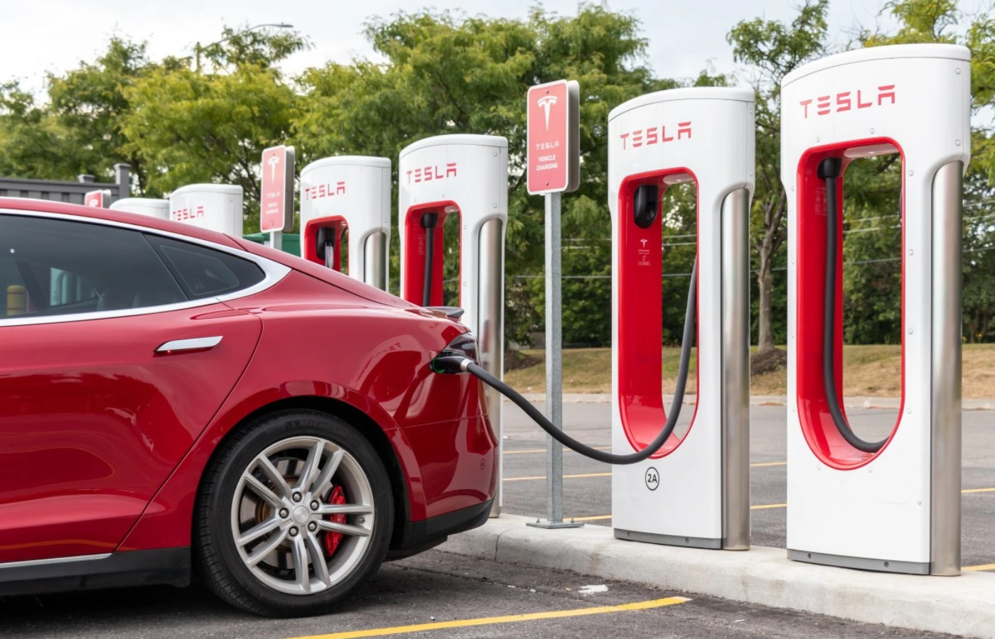 Tesla's Charging stations in India
